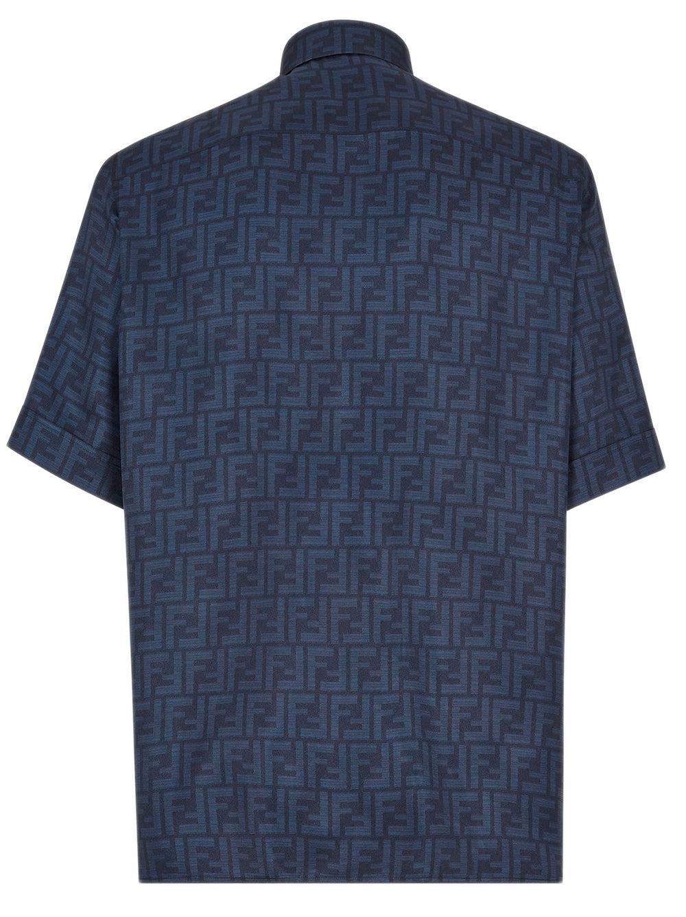 FENDI Ff silk shirt In vendita