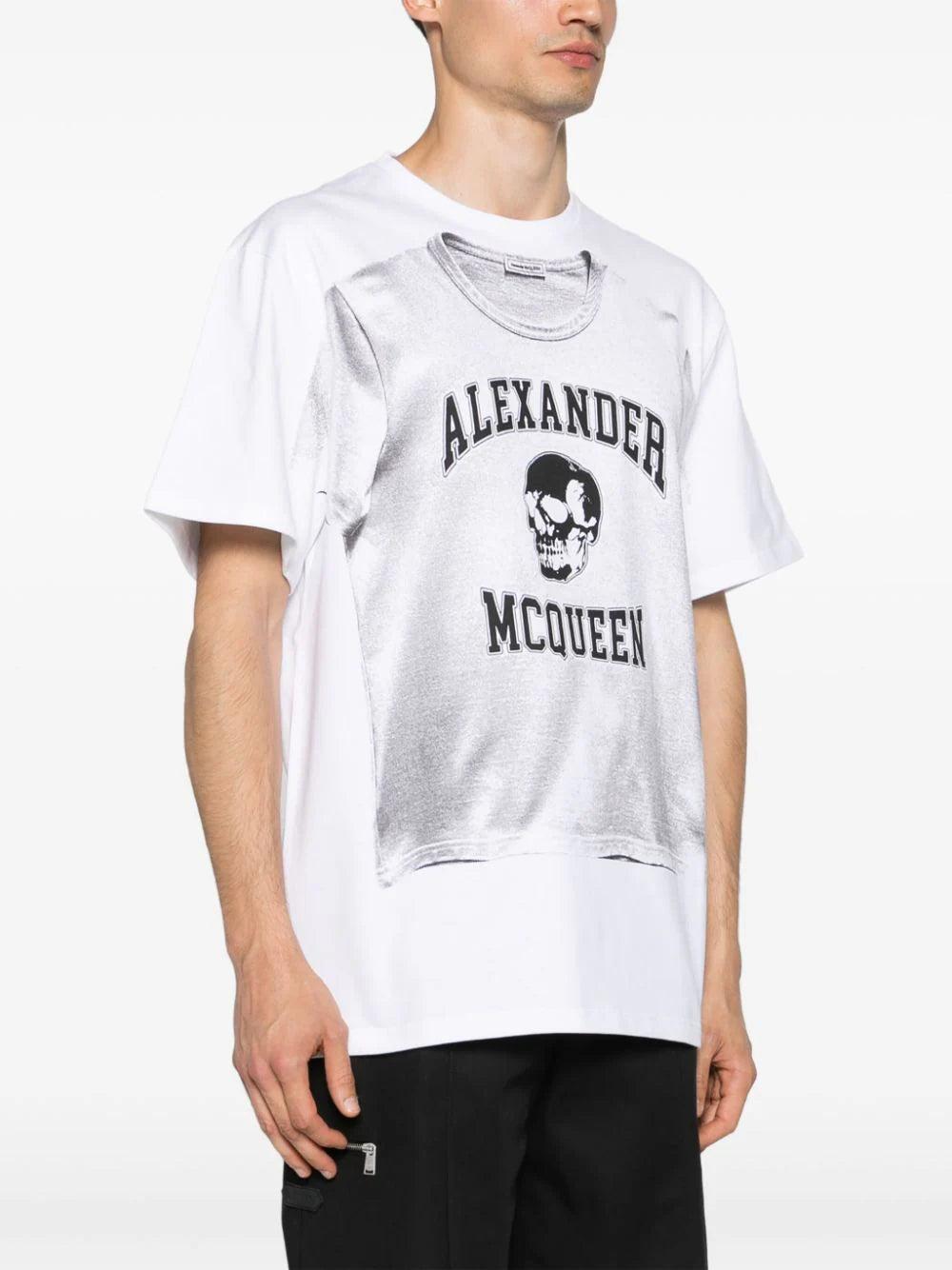 Alexander McQueen Graffiti t-shirt Soddisfazione Garantita
