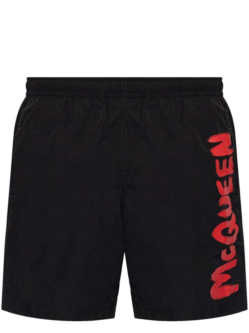 Alexander McQueen Graffiti swim short Acquista Ora