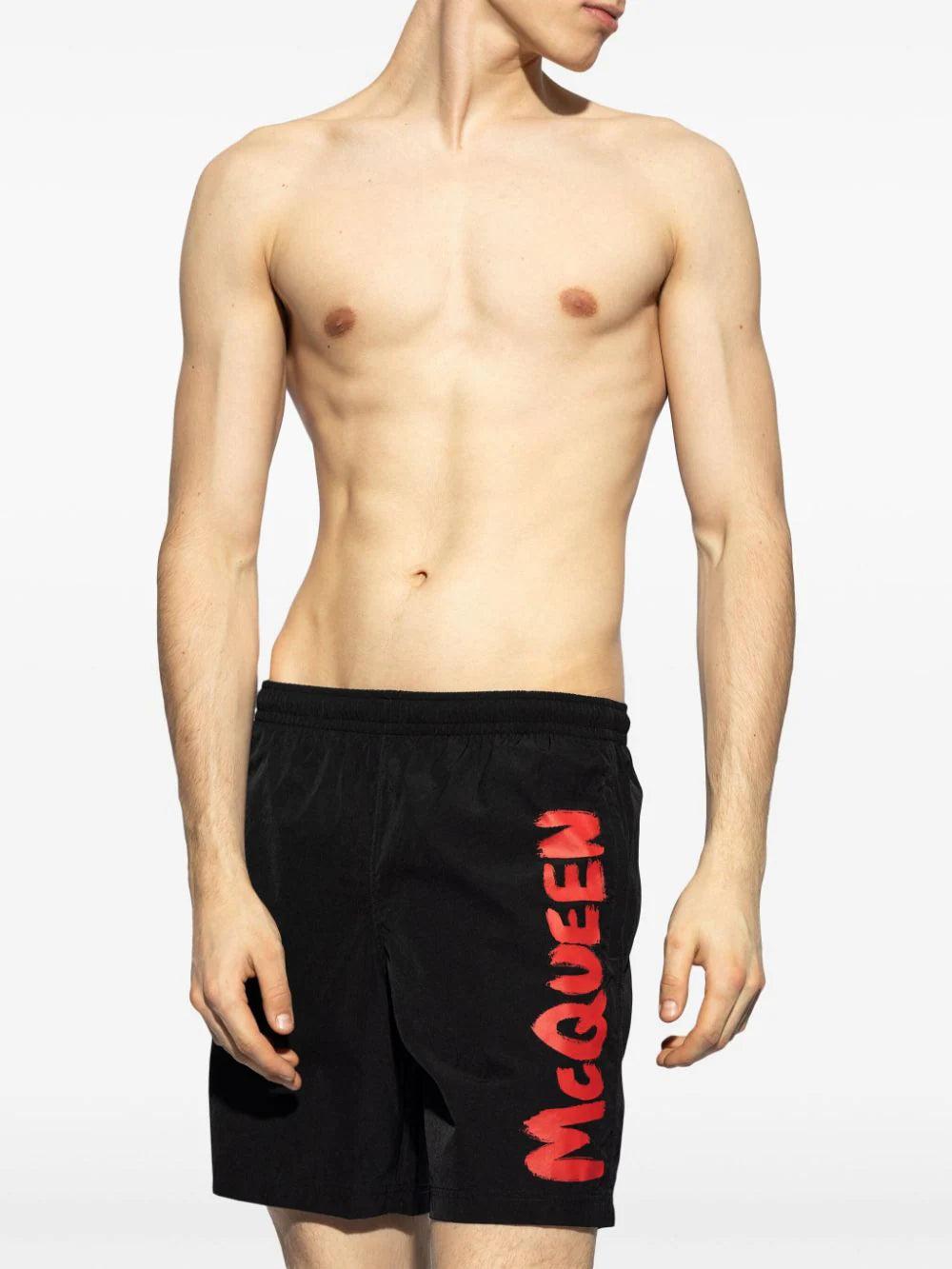Alexander McQueen Graffiti swim short Acquista Ora