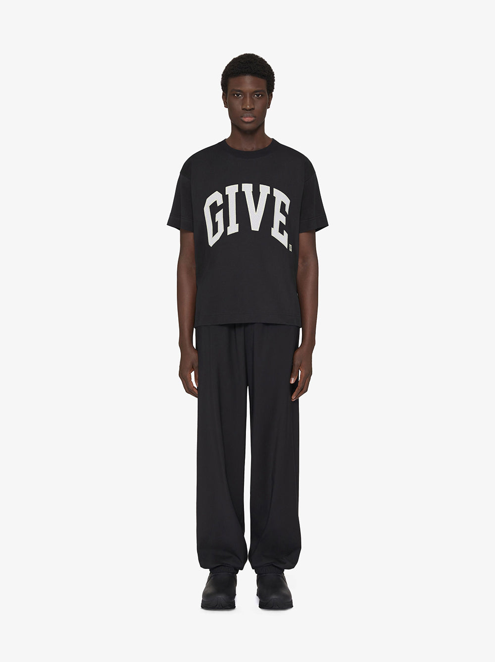 Givenchy Givenchy college boxy fit t-shirt in cotton Promozione Limitata