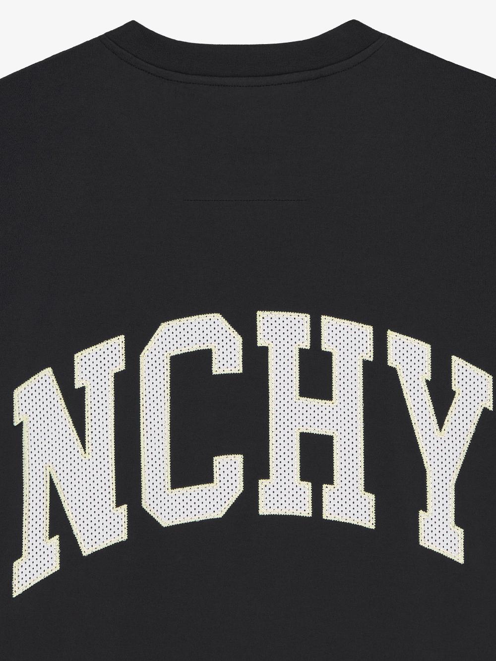 Givenchy Givenchy college boxy fit t-shirt in cotton Promozione Limitata