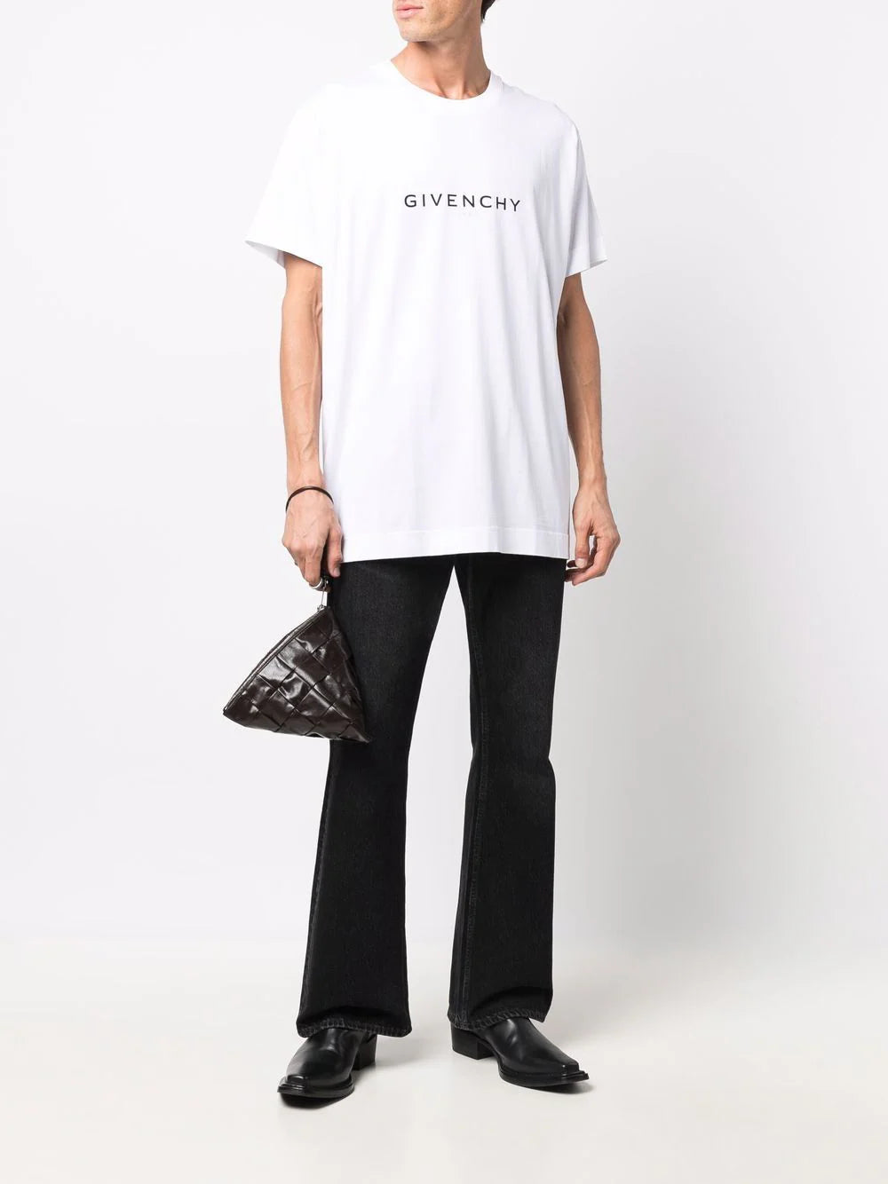 Givenchy Givenchy reverse oversized t-shirt in cotton Offerta