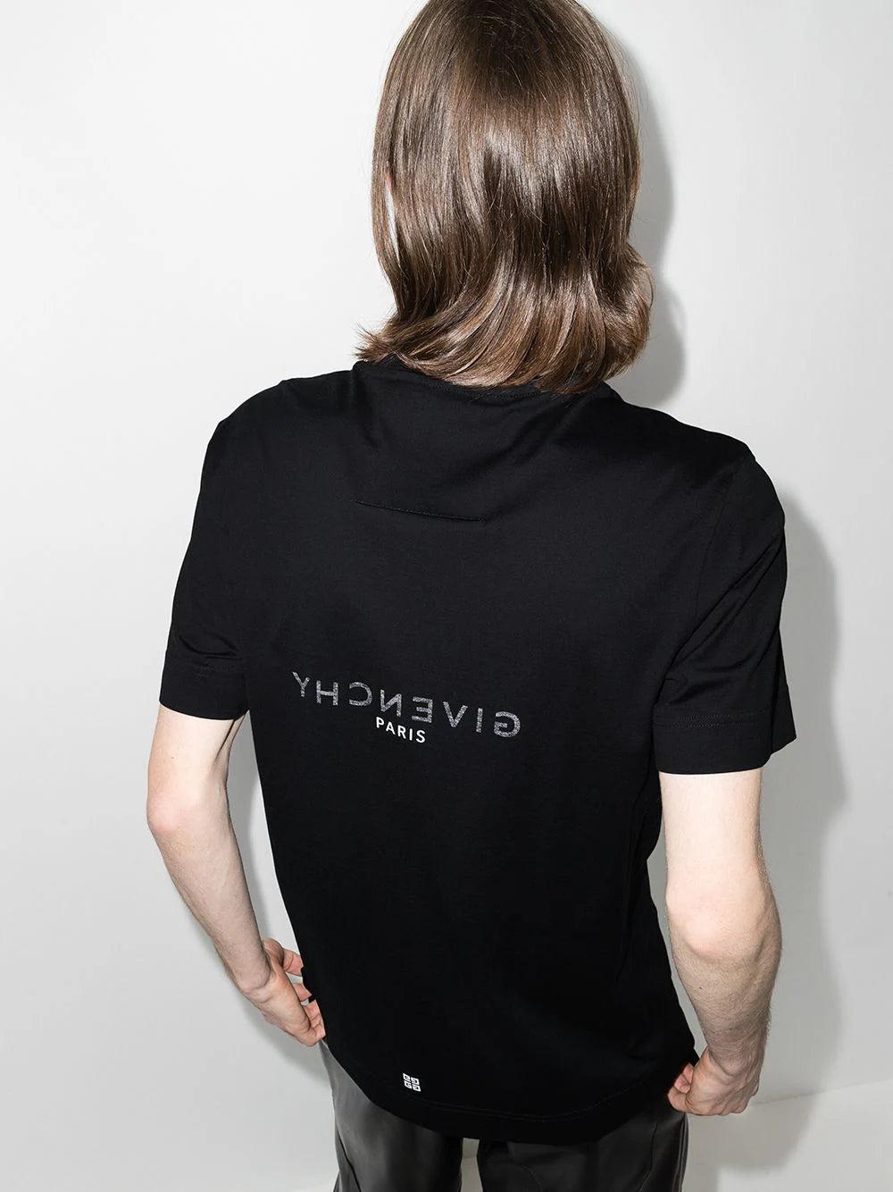 Givenchy Givenchy reverse slim fit t-shirt in cotton In Vendita