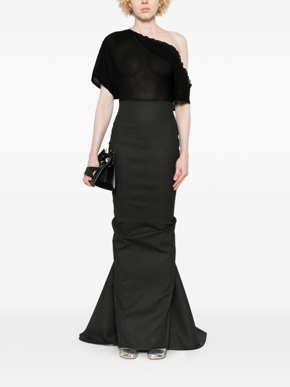 RICK OWENS Al pillar maxi skirt Nuova