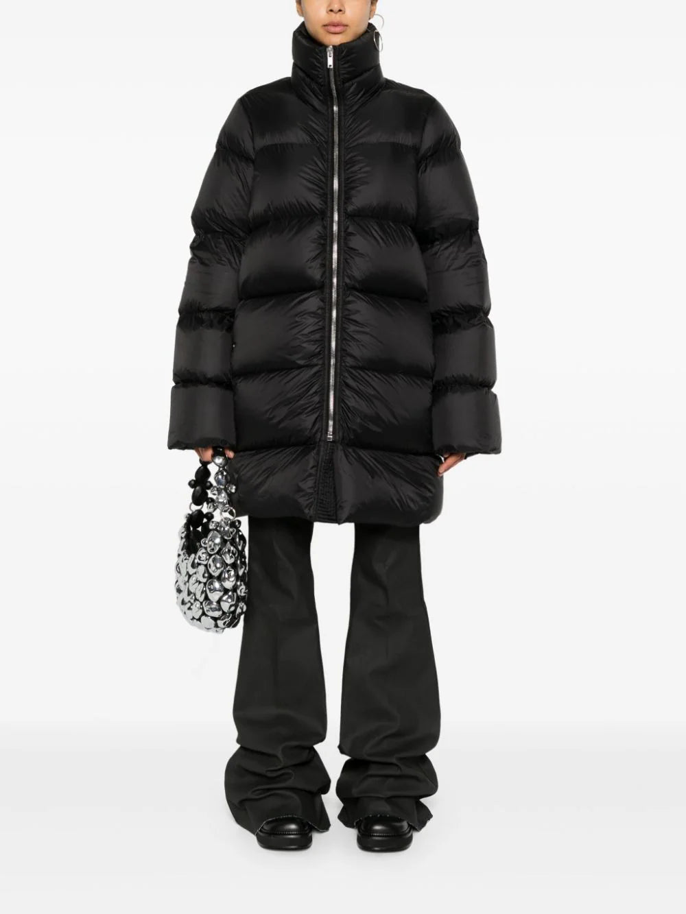 RICK OWENS Long turtle down jacket Sconto di tempo limitato