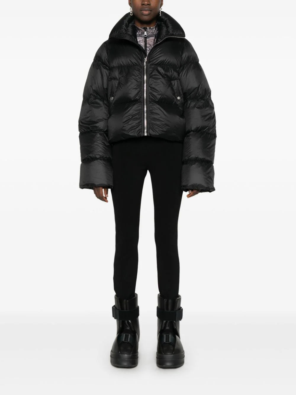RICK OWENS Turtle jacket in recycled nylon Negozio online di fabbrica