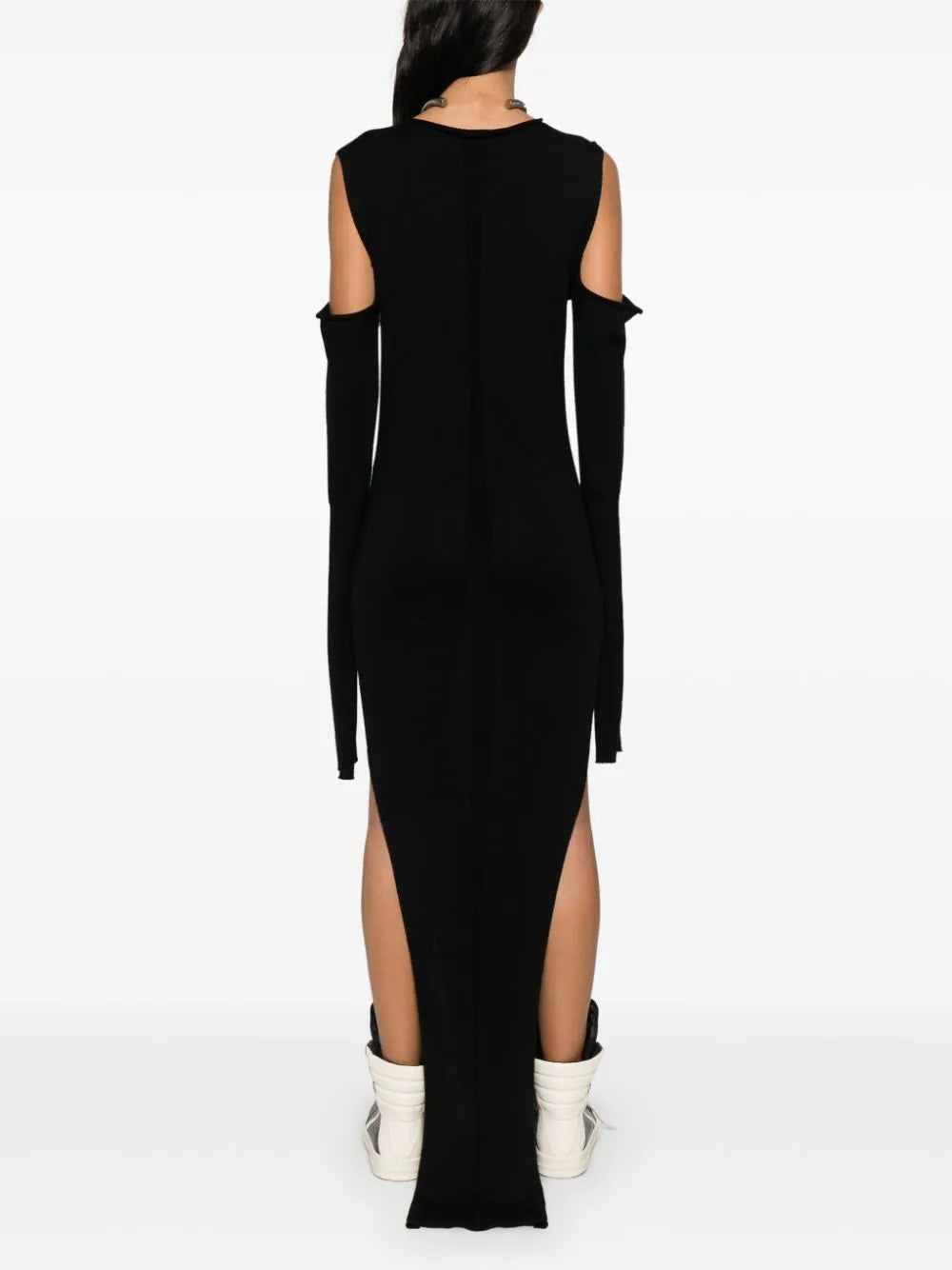 RICK OWENS Cape sleeve dress Flash Sale