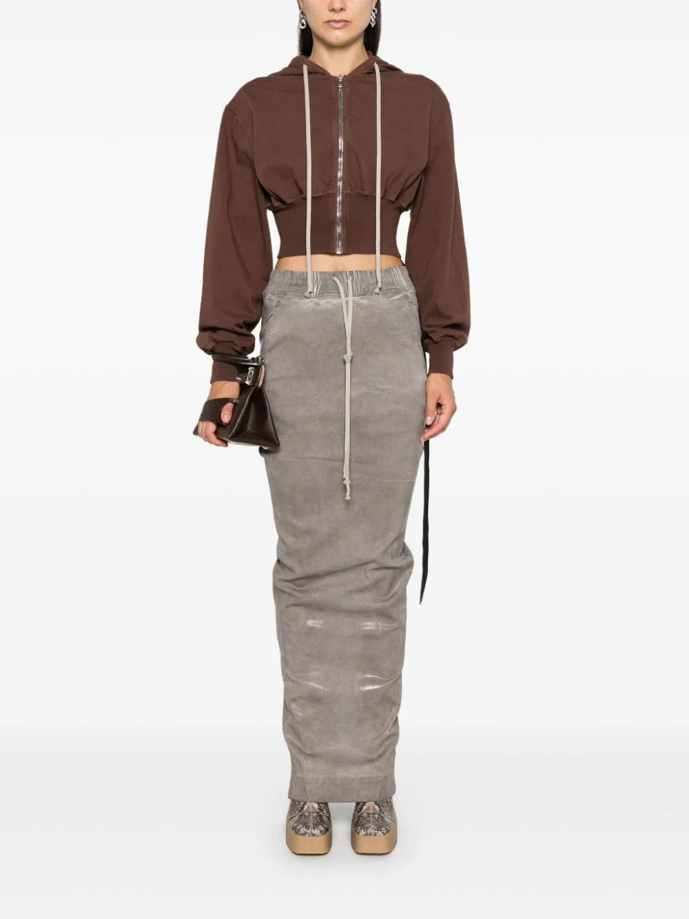 Rick Owens DRKSHDW Pull on pillar skirt Shopping online