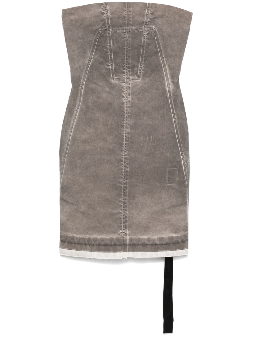 Rick Owens DRKSHDW Splintered denim bustier dress Nuovi prodotti