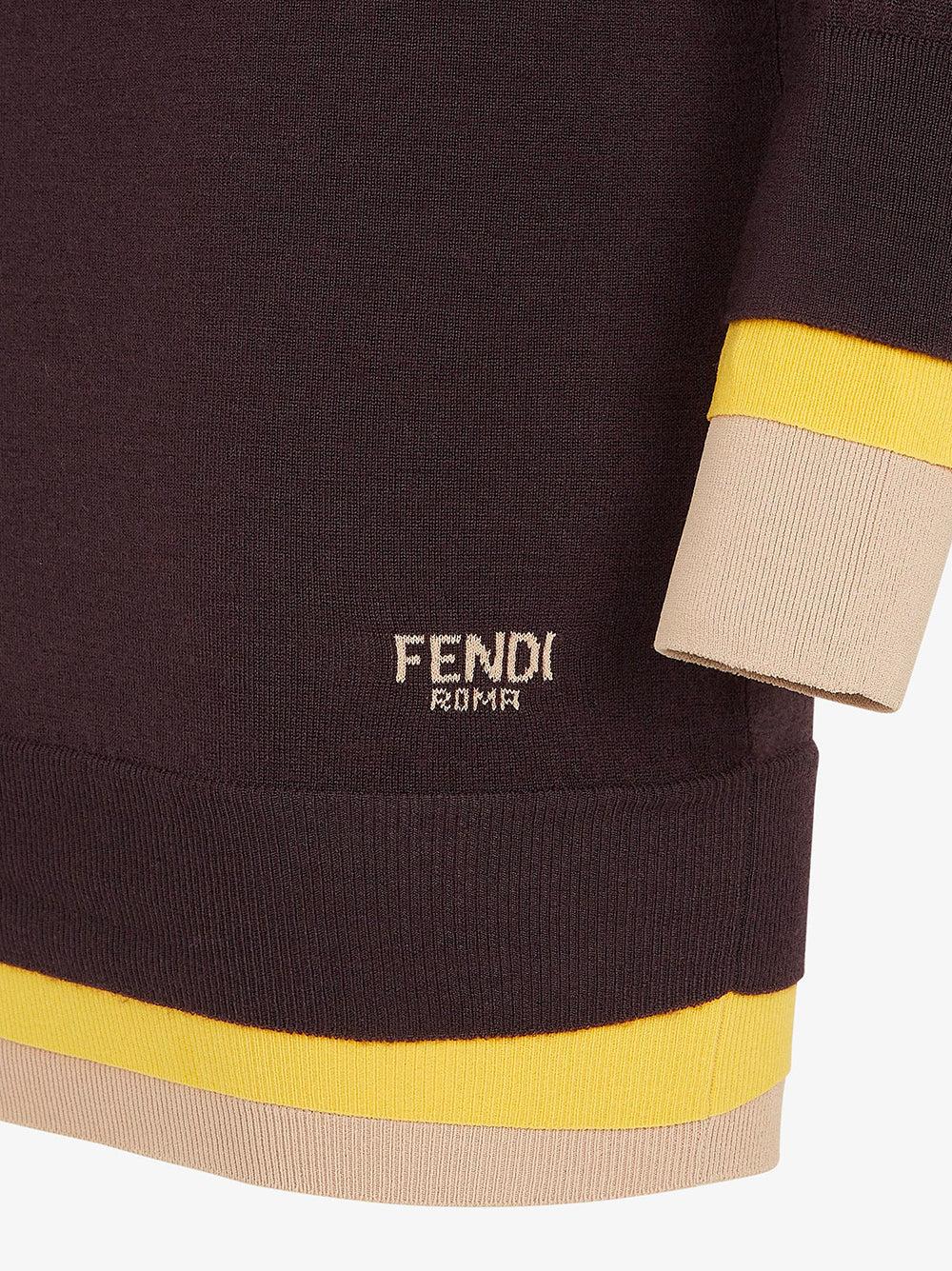 FENDI Wool dress Offerta speciale della fabbrica