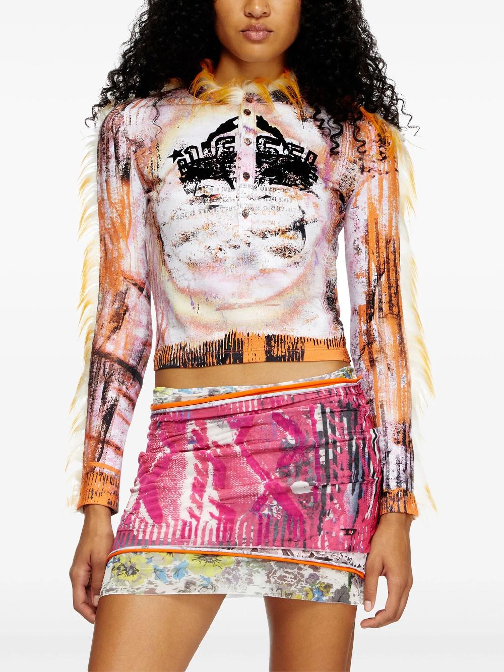 DIESEL T-astris top Spedizione Gratuita
