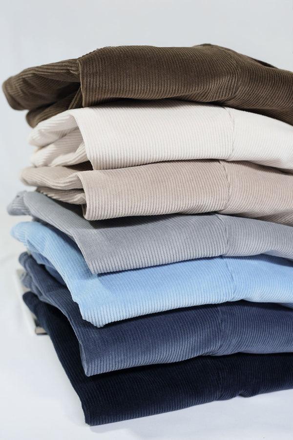Rota Sport Winter Light grey corduroy sport trousers Vendita