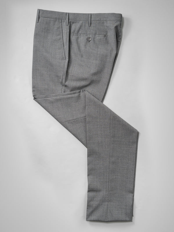 Rota Summer Light grey pair of regular fit wool trousers Offerta San Valentino