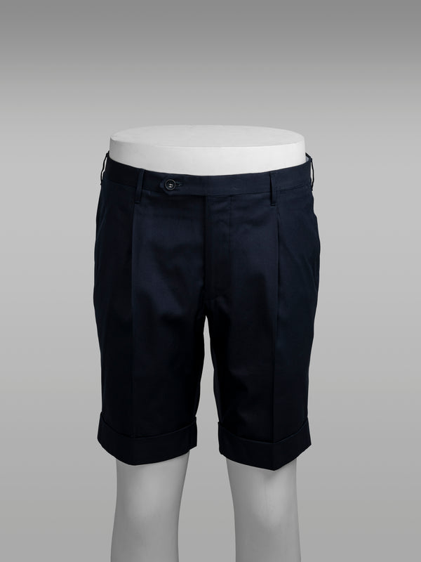 Rota Summer Dark blue pair of regular fit supima cotton bermuda Saldi