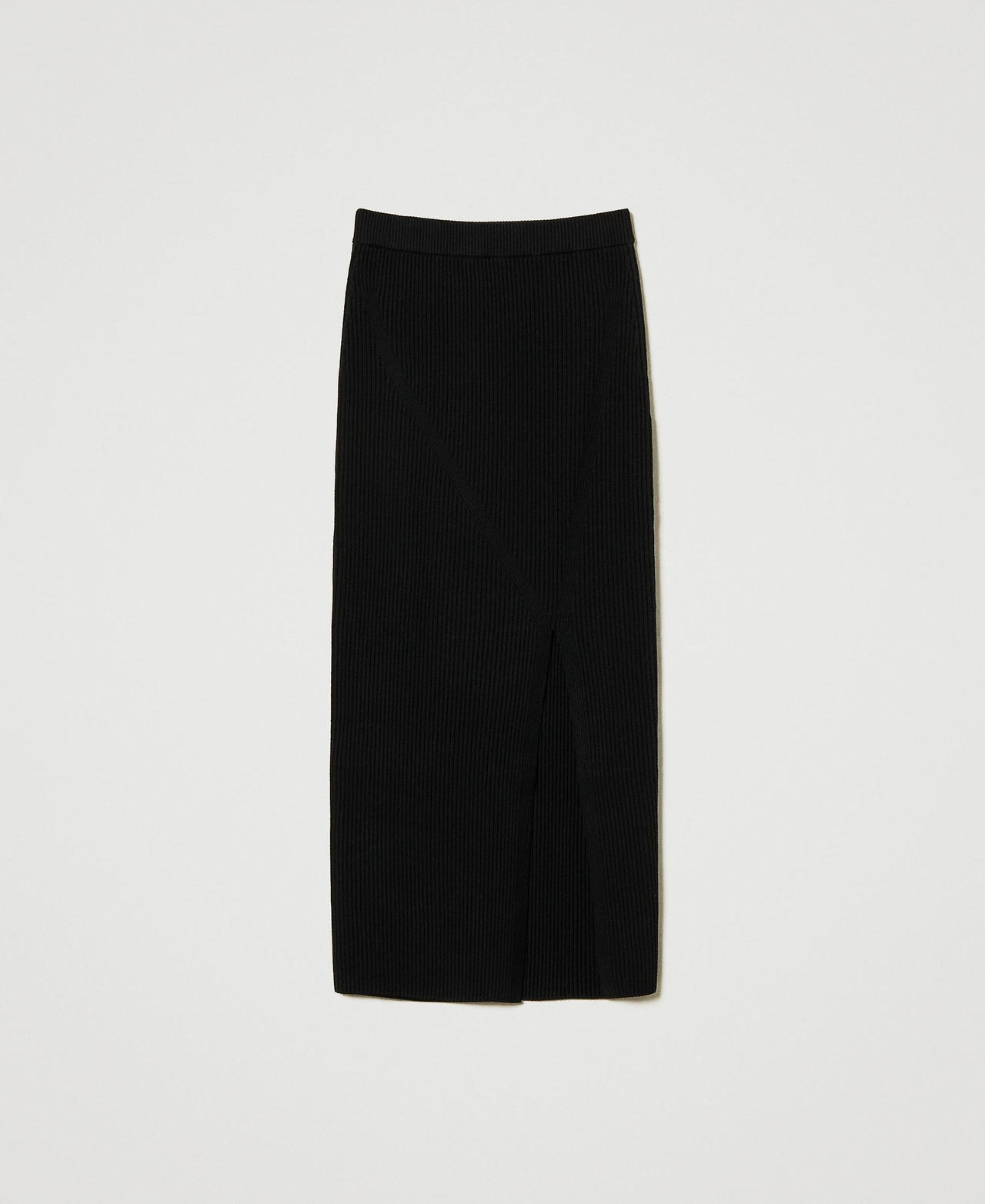 Scee by twin set Gonna longuette in maglia a costine