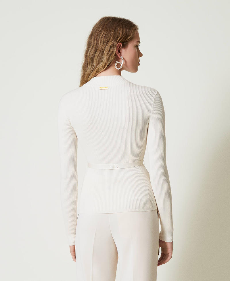 Scee by twin set Maglia lupetto con cintura Prezzo Ridotto