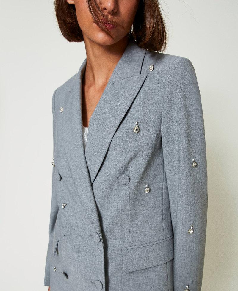 Scee by twin set Giacca blazer con ricami a mano Presa