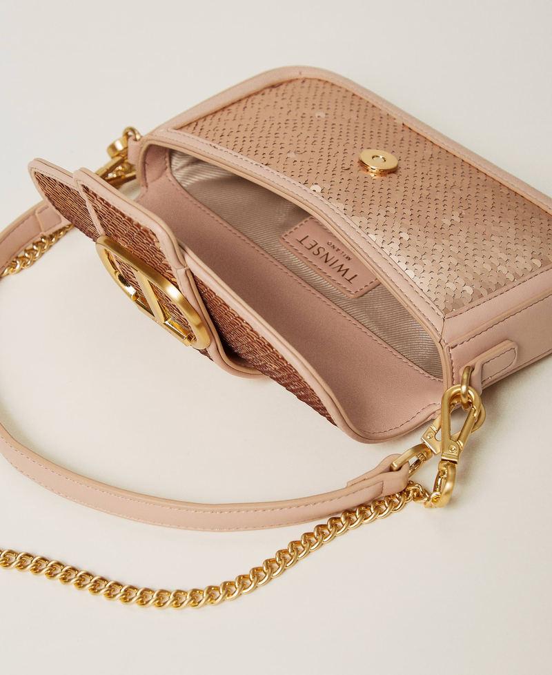 Scee by twin set Borsa a tracolla 'Amie' con paillettes In Vendita