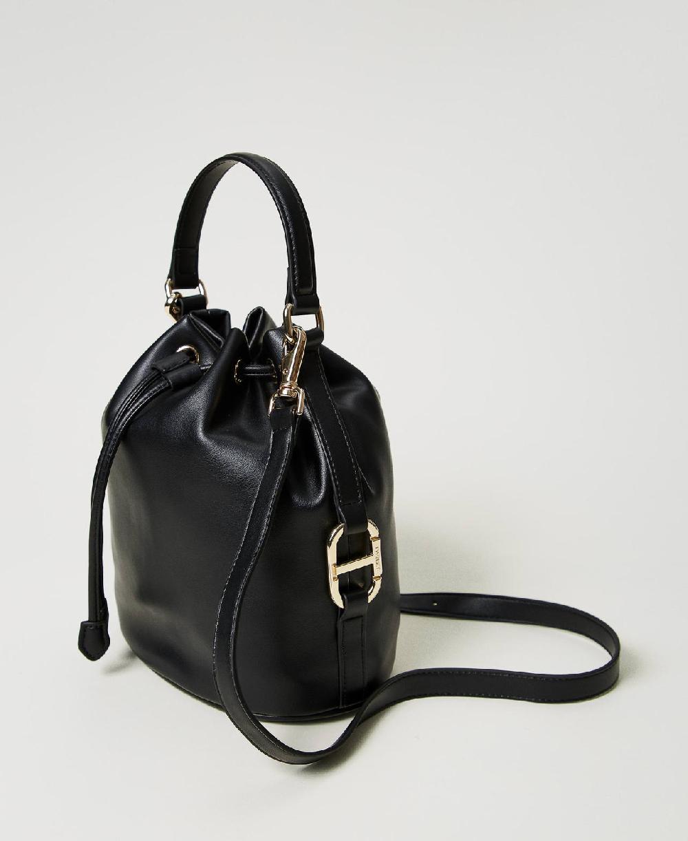 Scee by twin set Borsa a secchiello con fibbia Oval T Offerte
