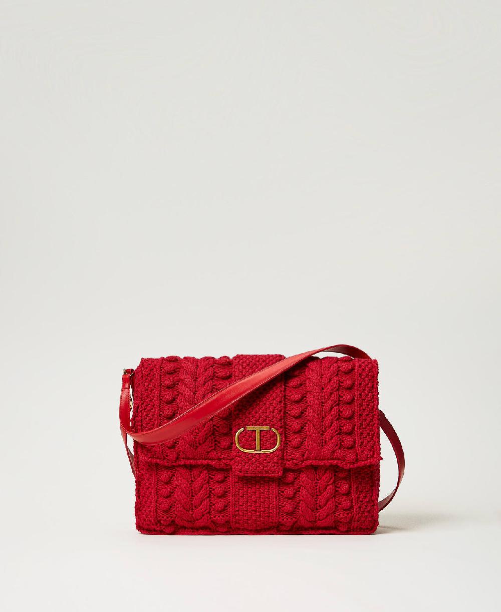 Scee by twin set Borsa a tracolla tricot 'Emma' Vendita Economica