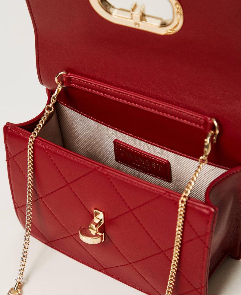 Scee by twin set Borsa a tracolla con chiusura Oval T Saldi Di Fabbrica