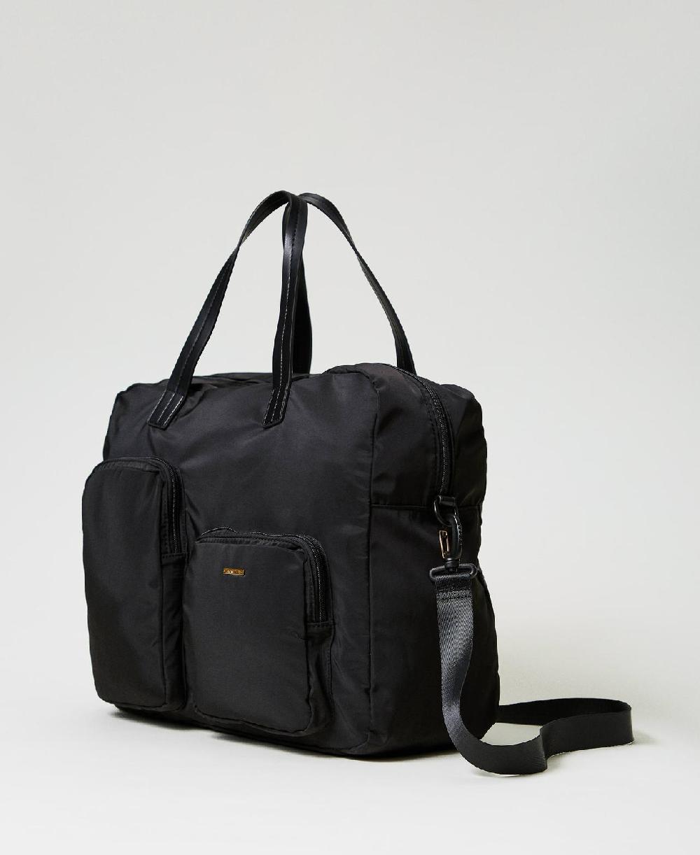 Scee by twin set Borsa shopper in tessuto tecnico 2025