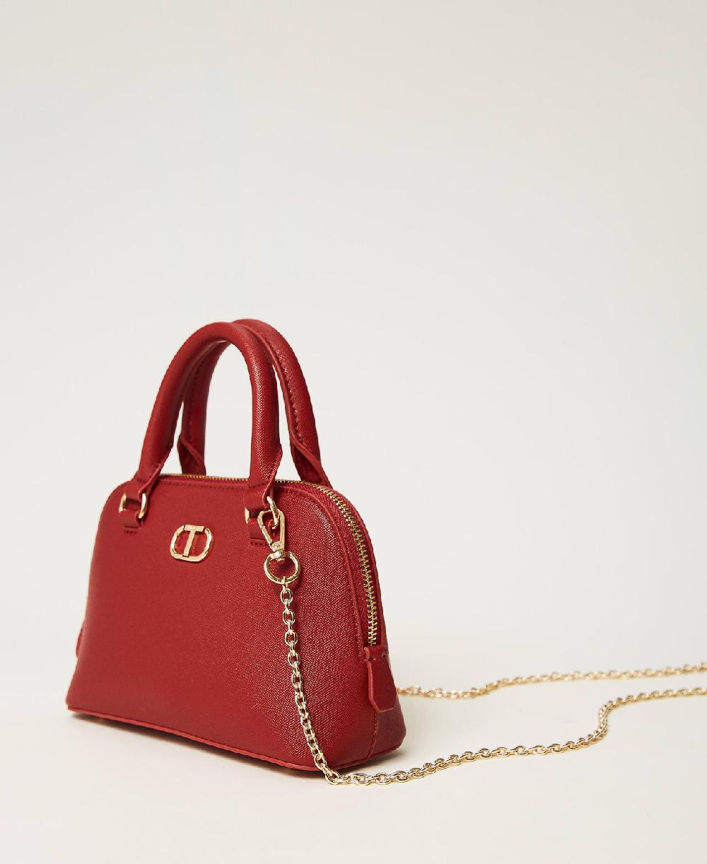 Scee by twin set Mini borsa a tracolla con Oval T Italy