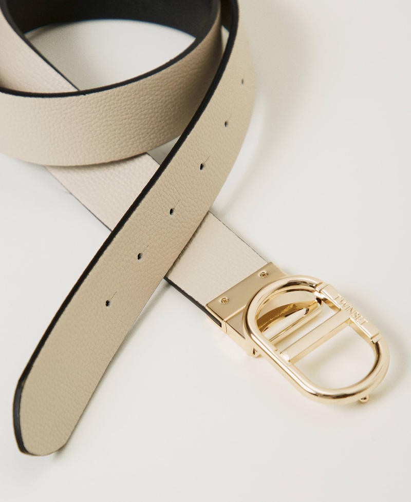 Scee by twin set Cintura reversibile con fibbia Oval T Prezzo basso