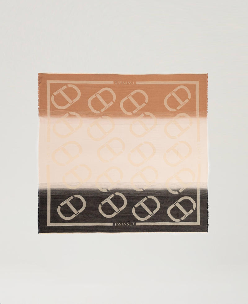 Scee by twin set Kefiah jacquard con Oval T Affare Del Giorno