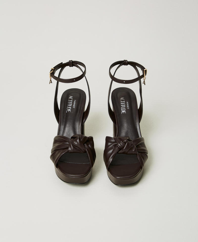 Scee by twin set Sandali platform con nodo Novità