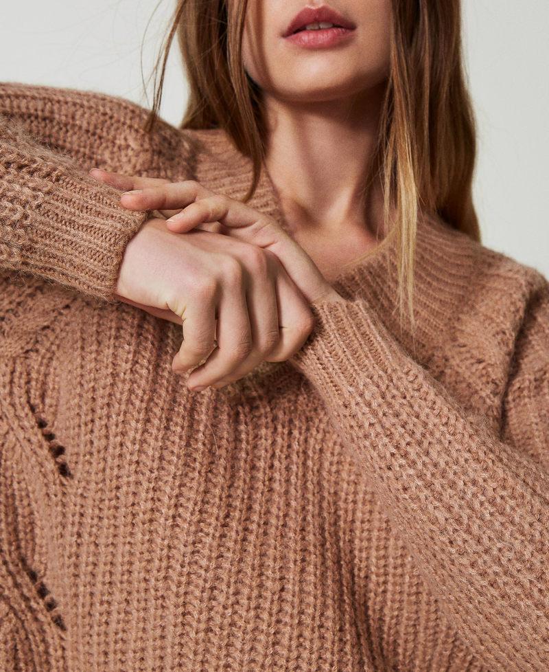 Scee by twin set Maglia a coste con trecce Economico