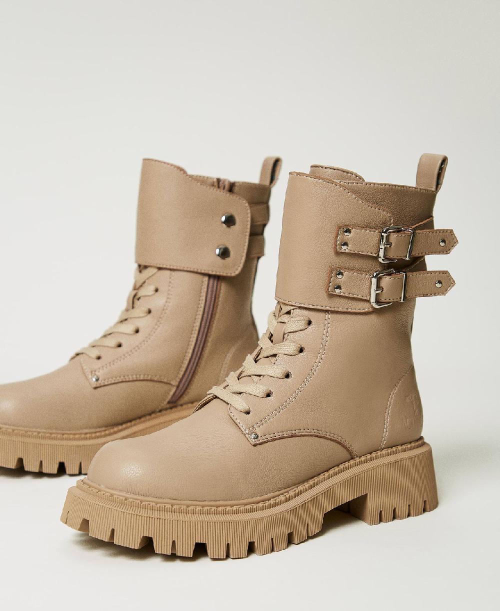 Scee by twin set Anfibi MYFO con doppio cinturino Online