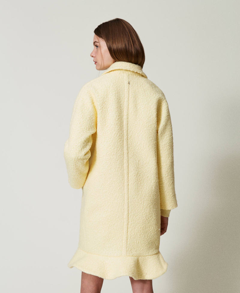 Scee by twin set Cappotto in panno arricciato Saldi