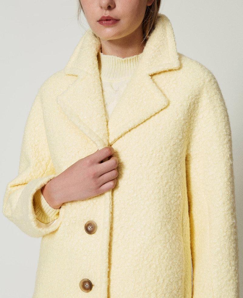 Scee by twin set Cappotto in panno arricciato Saldi