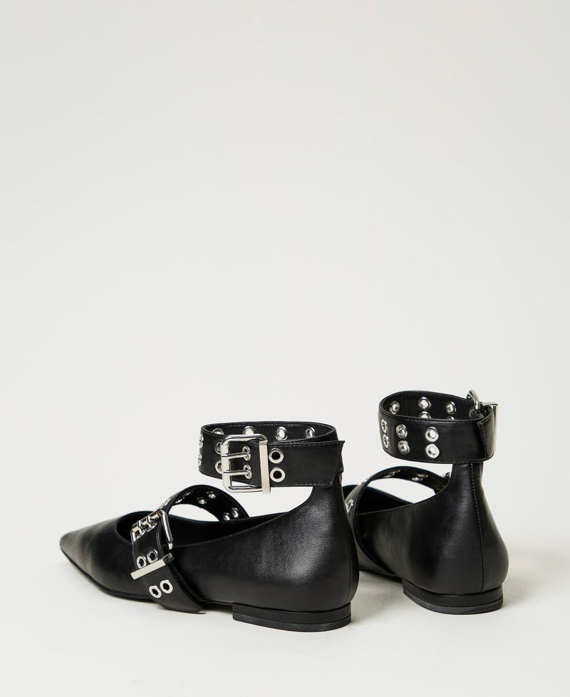Scee by twin set Ballerine con cinturini Nuova