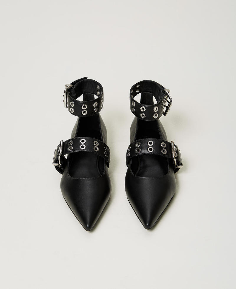 Scee by twin set Ballerine con cinturini Nuova