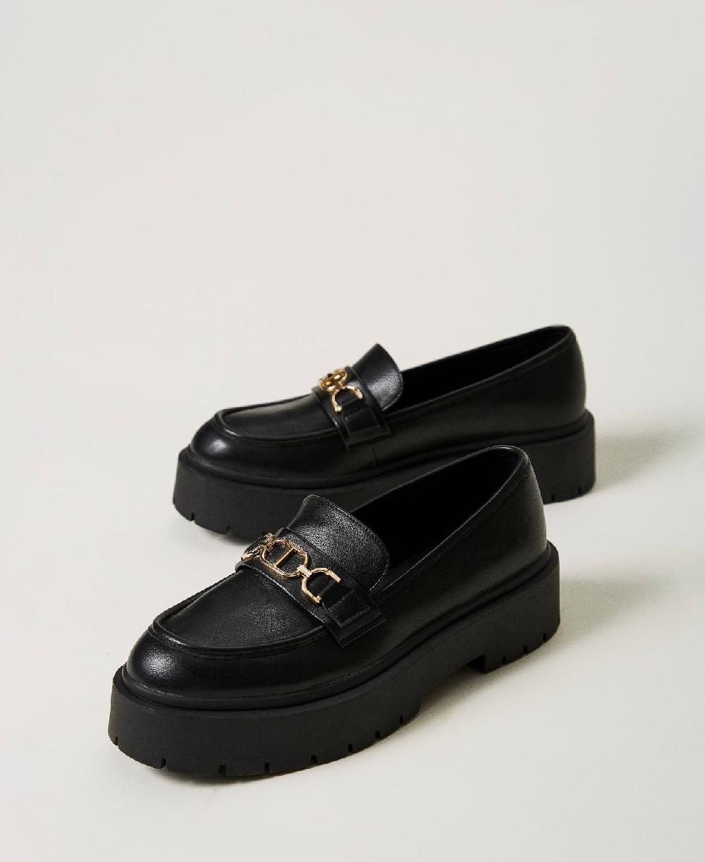 Scee by twin set Mocassini con morsetto Oval T Italia