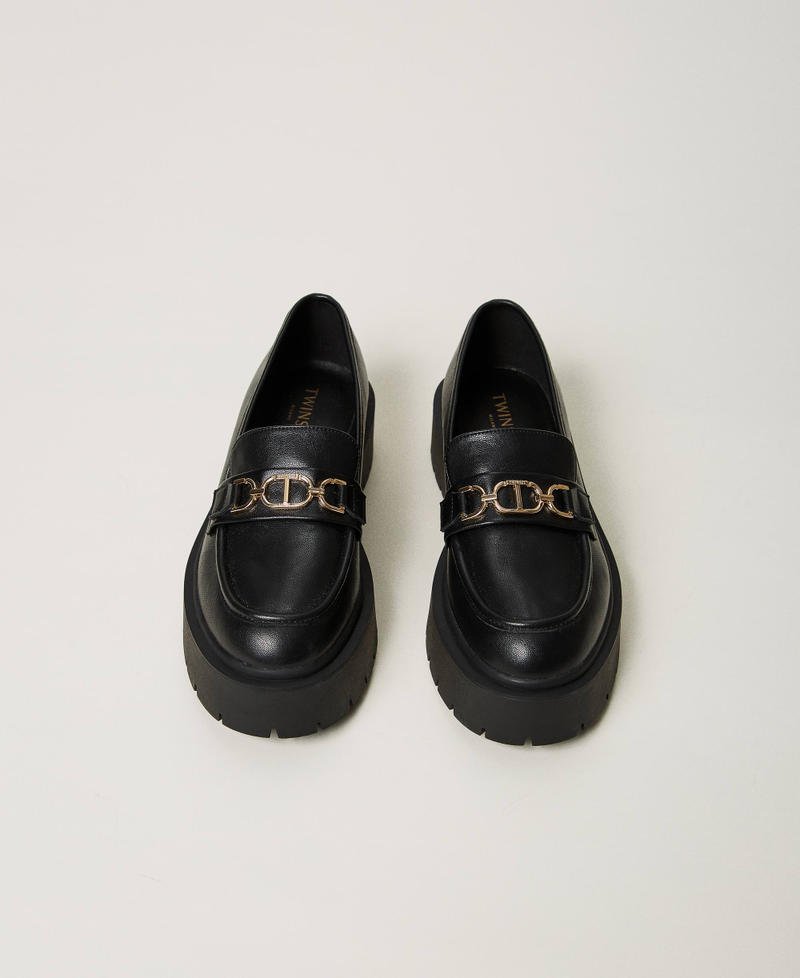 Scee by twin set Mocassini con morsetto Oval T Italia