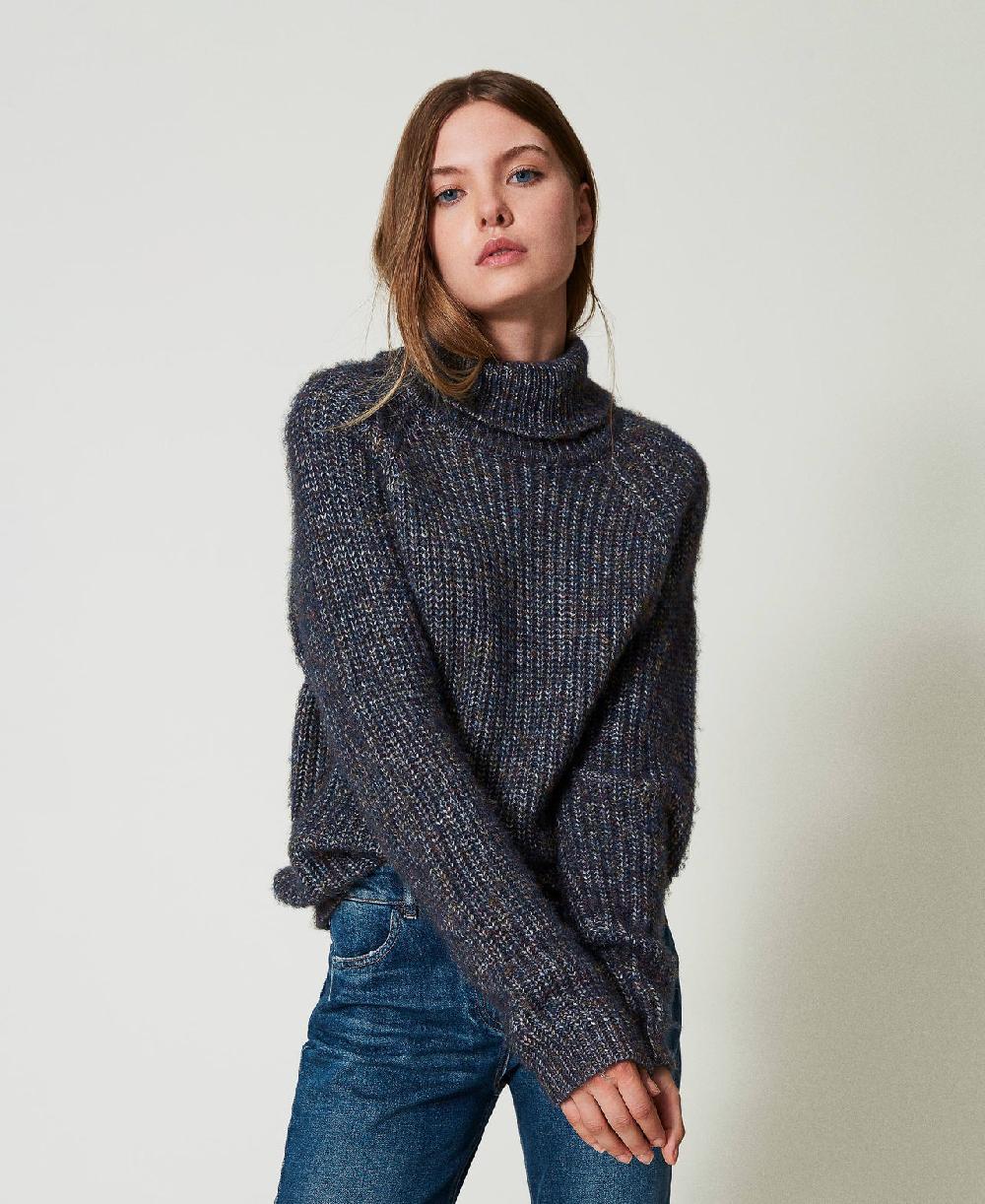 Scee by twin set Maglia in filato multicolor con lurex Affare Del Giorno