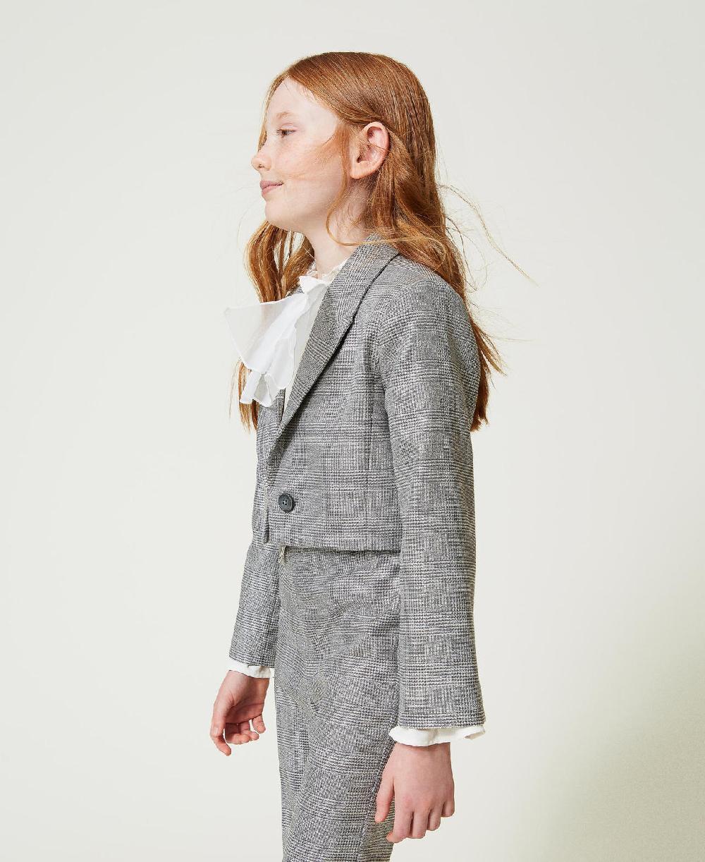 Scee by twin set Giacca spencer in principe di Galles Vendite Flash
