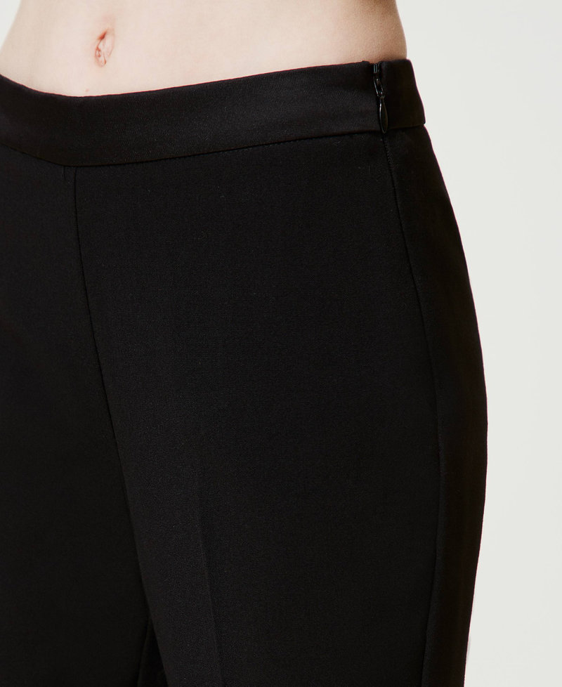 Scee by twin set Pantaloni a sigaretta in flanella Italia