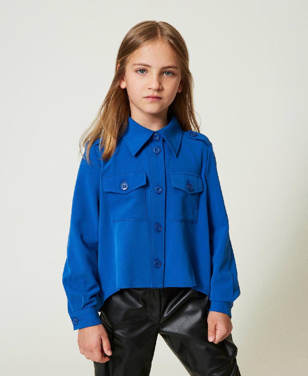 Scee by twin set Giacca overshirt in flanella Pezzi Unici
