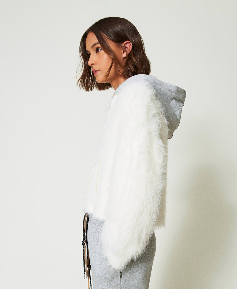 Scee by twin set Bomber MYFO in maglia con cappuccio Prezzo Ridotto
