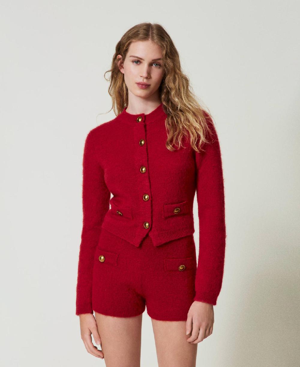 Scee by twin set Cardigan 'Anne' in misto mohair Novità