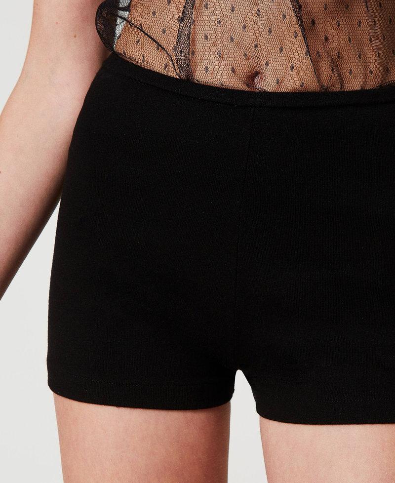 Scee by twin set Shorts fitted in maglia In Vendita