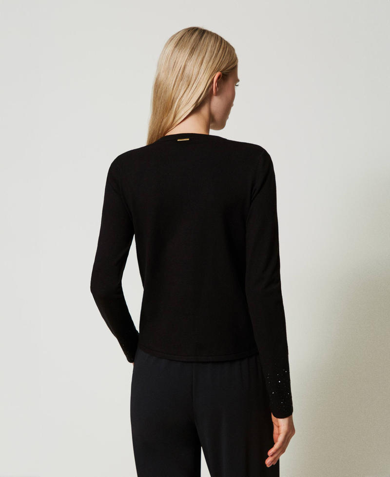 Scee by twin set Cardigan con strass in dégradé Negozio