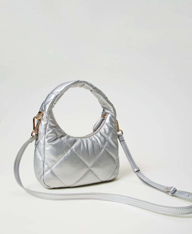 Scee by twin set Borsa hobo piccola quilted imbottita Vendita