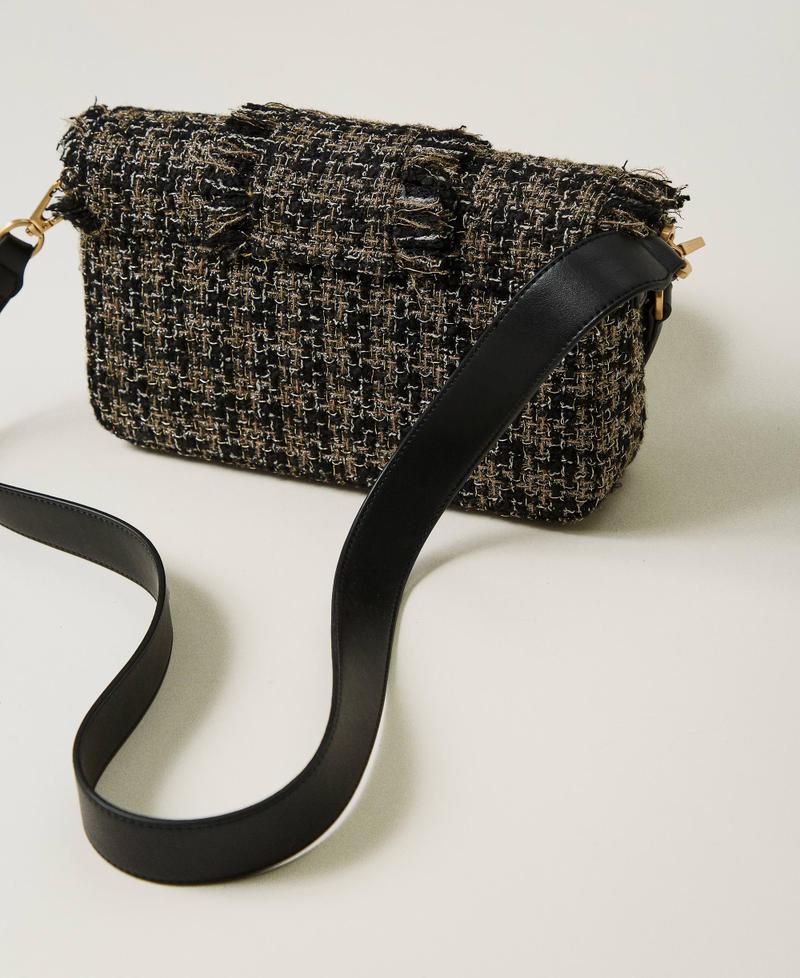 Scee by twin set Borsa a tracolla 'Amie' media in tweed Qualità Garantita