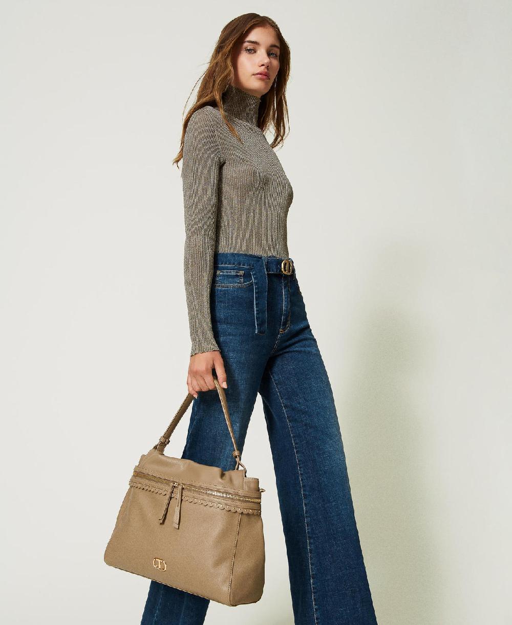 Scee by twin set Borsa top handle ‘Cécile’ grande Negozi Online
